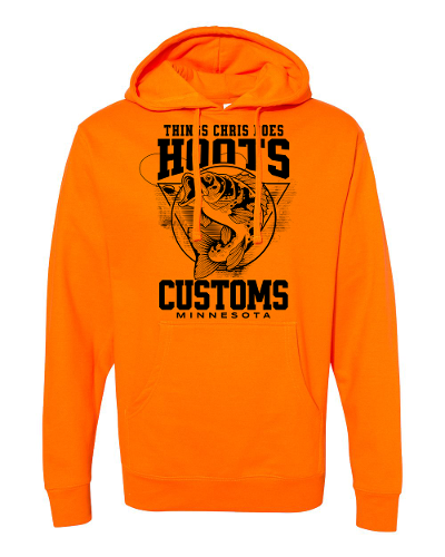 HOOT'S FISHING HOODIE - Design #2