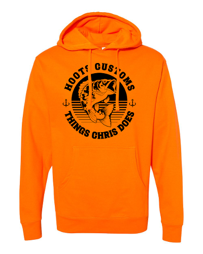 HOOT'S FISHING HOODIE - Design #1